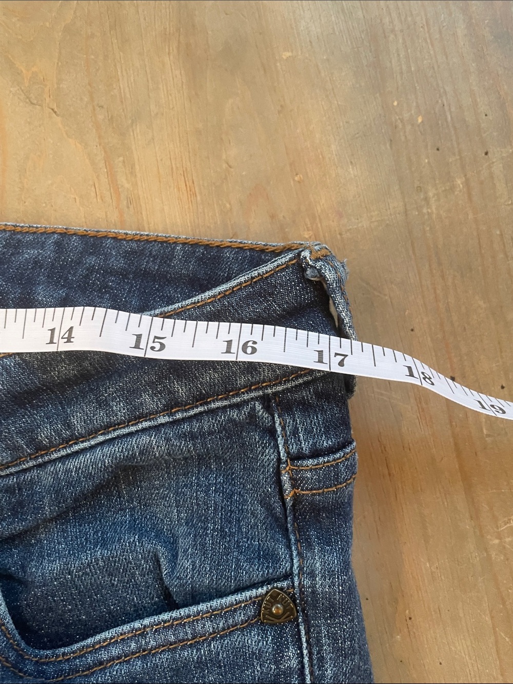 Kut from the Kloth Dark Blue Cropped Cuffed Jeans Size 12 - Picture 4 of 7